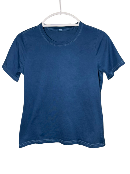 Women's Fitted Indigo T-Shirts