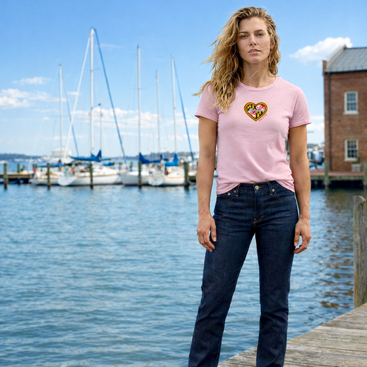 Maryland Heart Graphic Organic Cotton T Shirt
