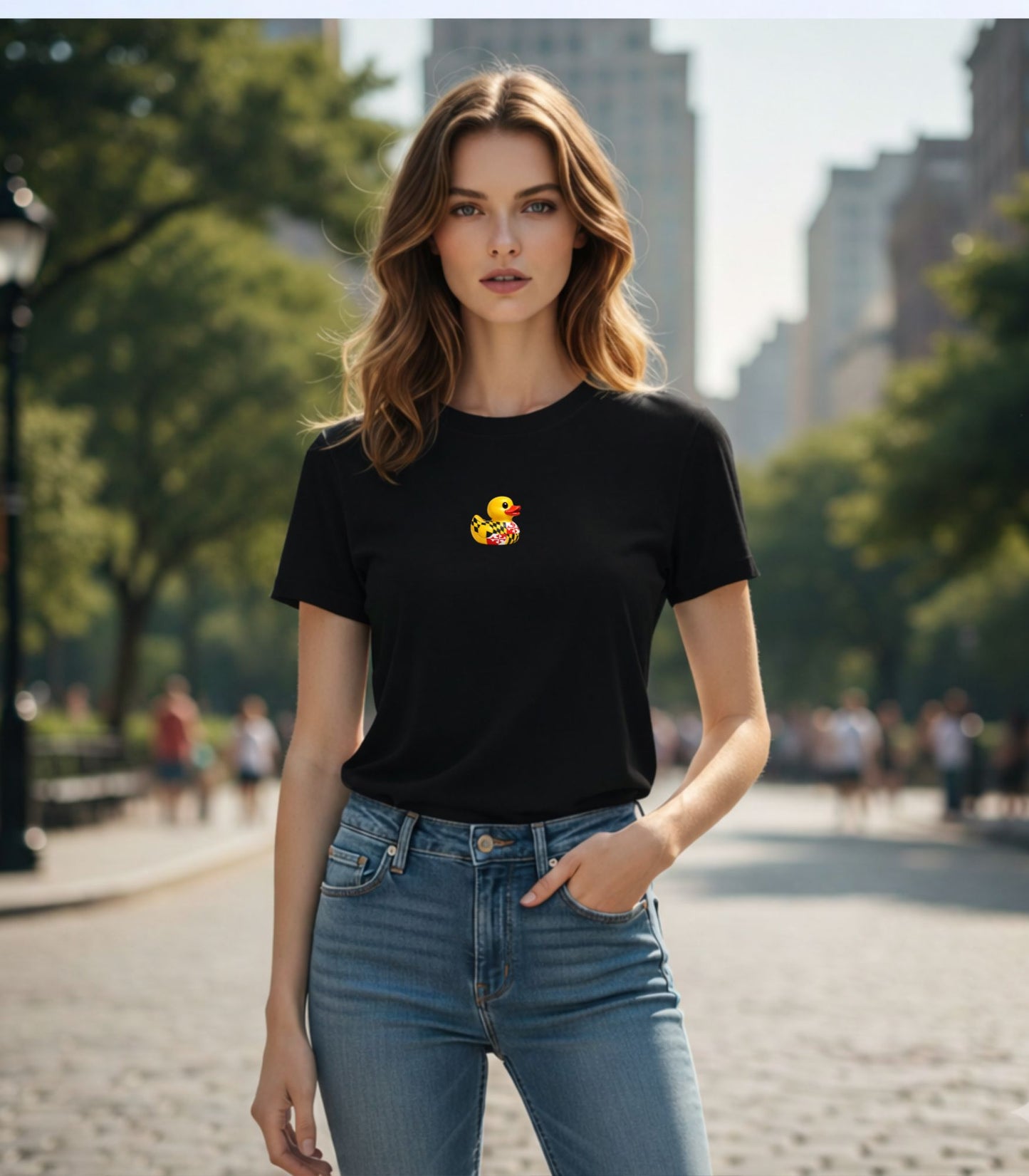 Rubber Duck Inspired Women's Tee // Maryland Edition