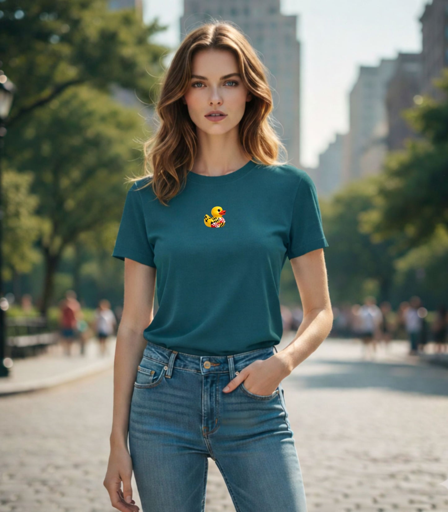 Rubber Duck Inspired Women's Tee // Maryland Edition