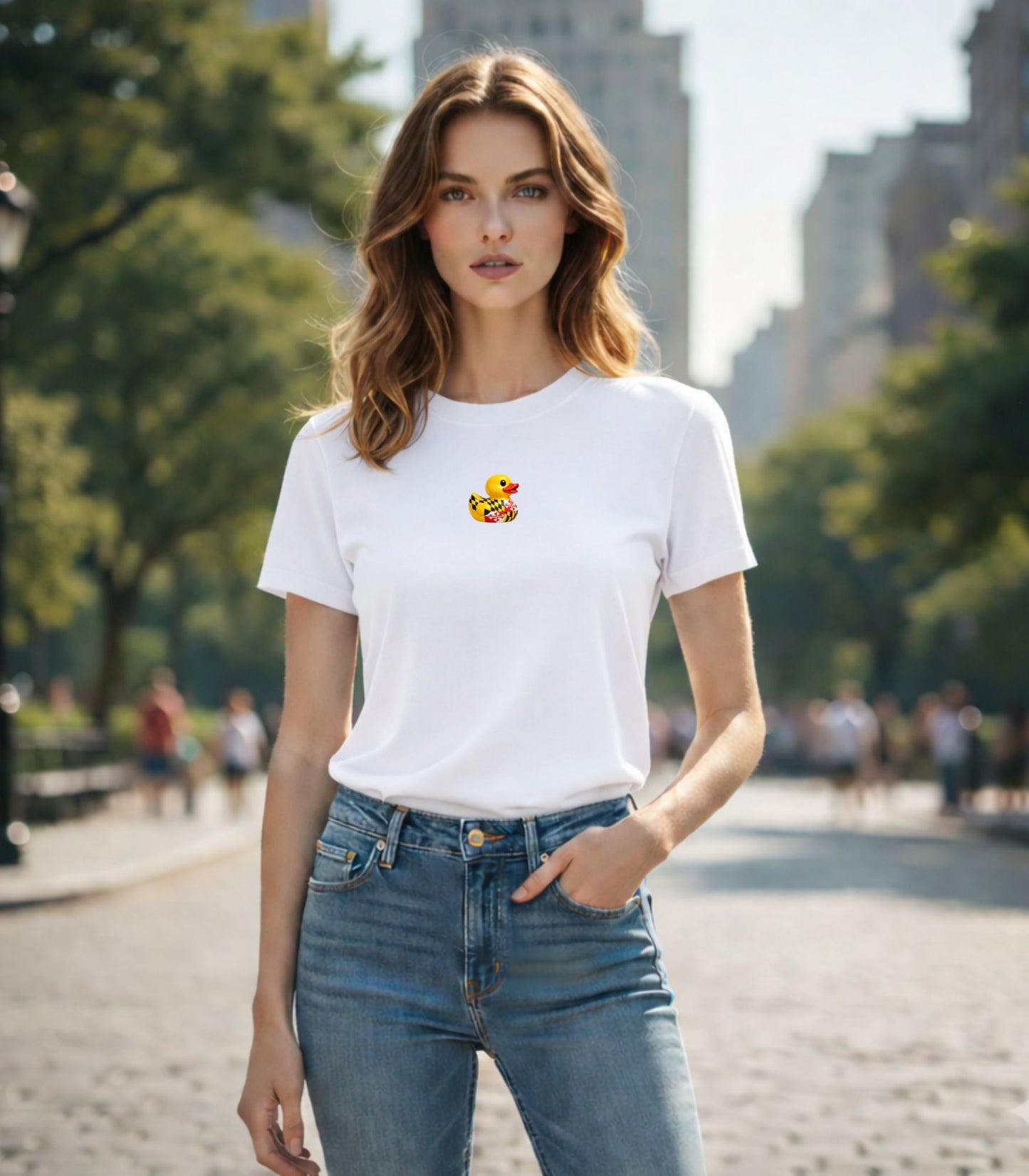 Rubber Duck Inspired Women's Tee // Maryland Edition